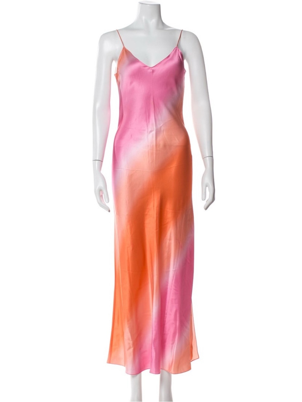 Dannijo Revolve silk slip ombré  dress m